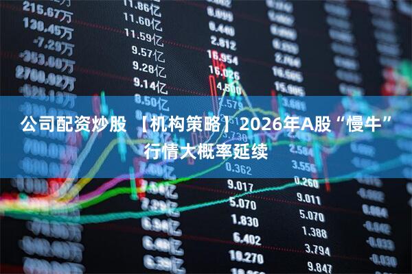 公司配资炒股 【机构策略】2026年A股“慢牛”行情大概率延续
